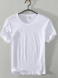 Men's Plus Size Basic Style Round Neck Short Sleeve T-Shirt | Tampa Bay Discounts