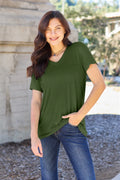 basic-bae-full-size-v-neck-short-sleeve-t-shirt image 1