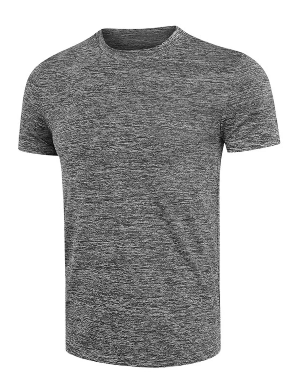Men's Heathered Casual Round Neck T-Shirt | Tampa Bay Discounts