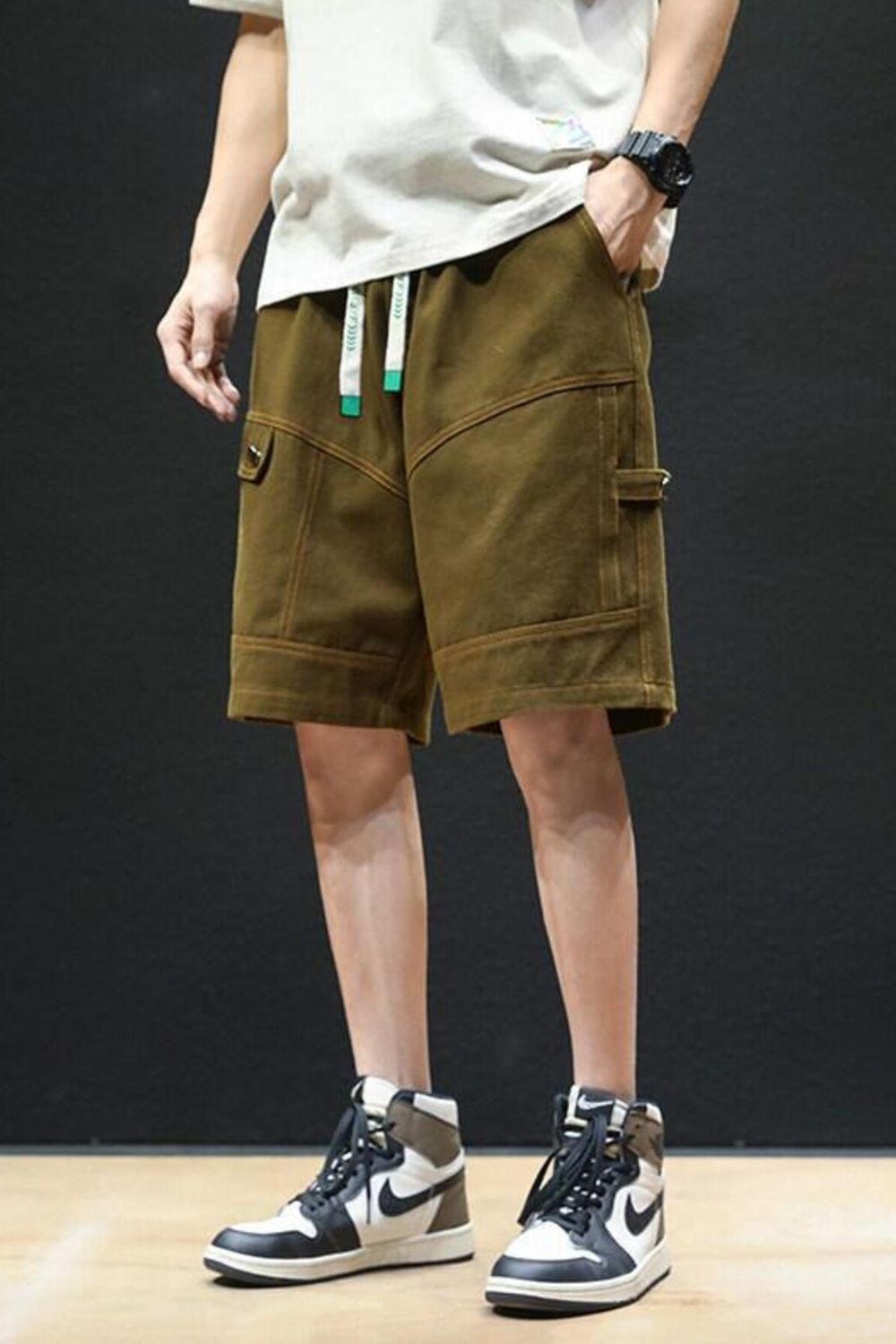 Men's Plus Size Casual Drawstring Shorts | Tampa Bay Discounts