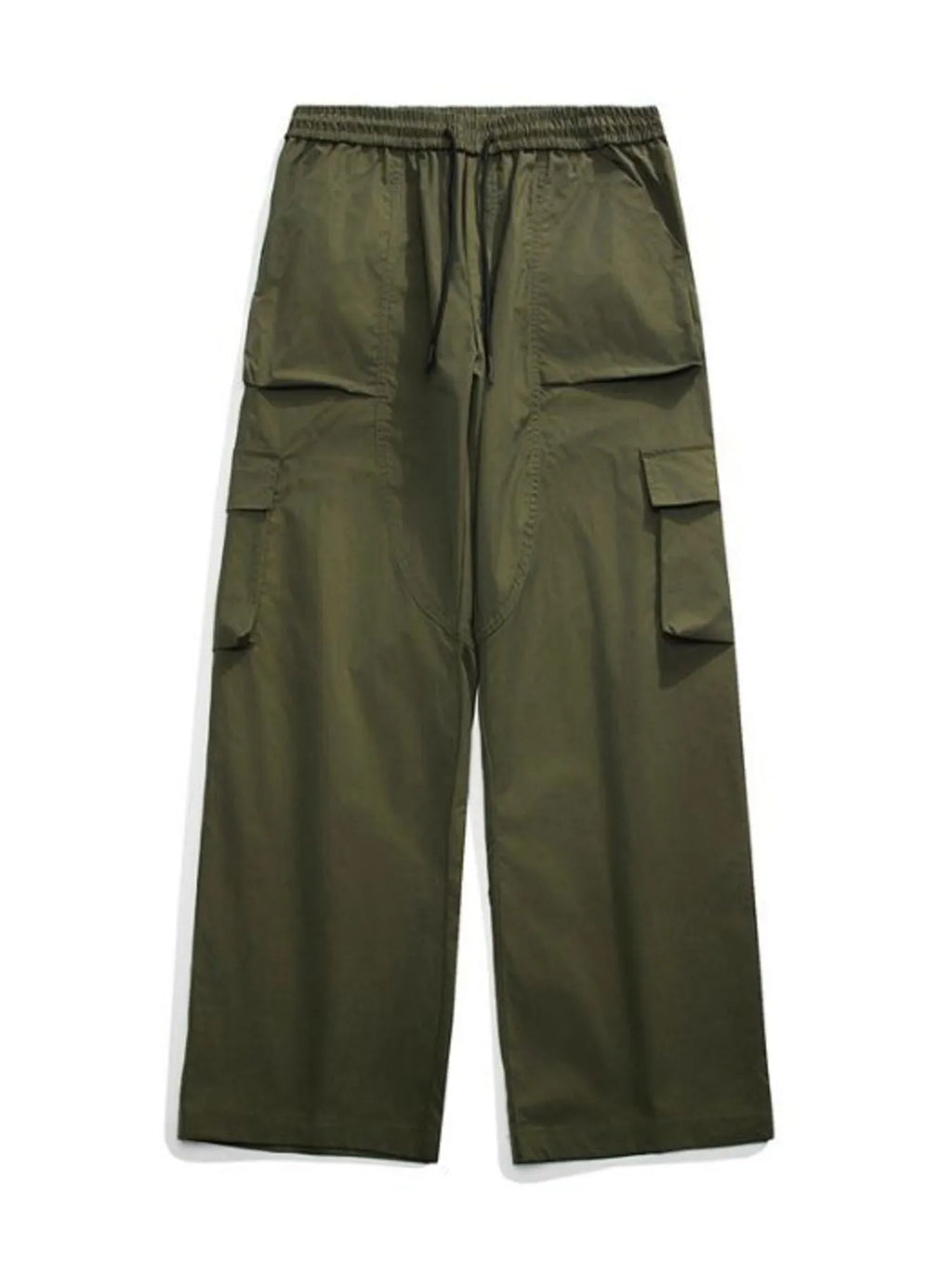 Men's Full Size Loose Fit Cargo Pants with Drawstring Plus Size | Tampa Bay Discounts