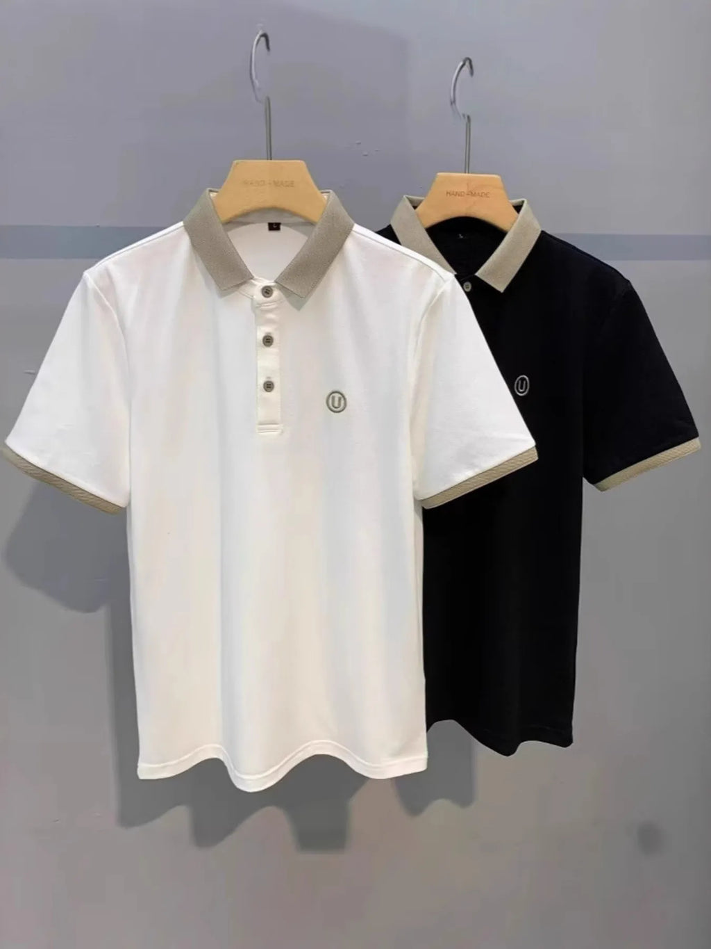 Men's Classic Contrast Short Sleeve Collar Polo Shirt | Tampa Bay Discounts