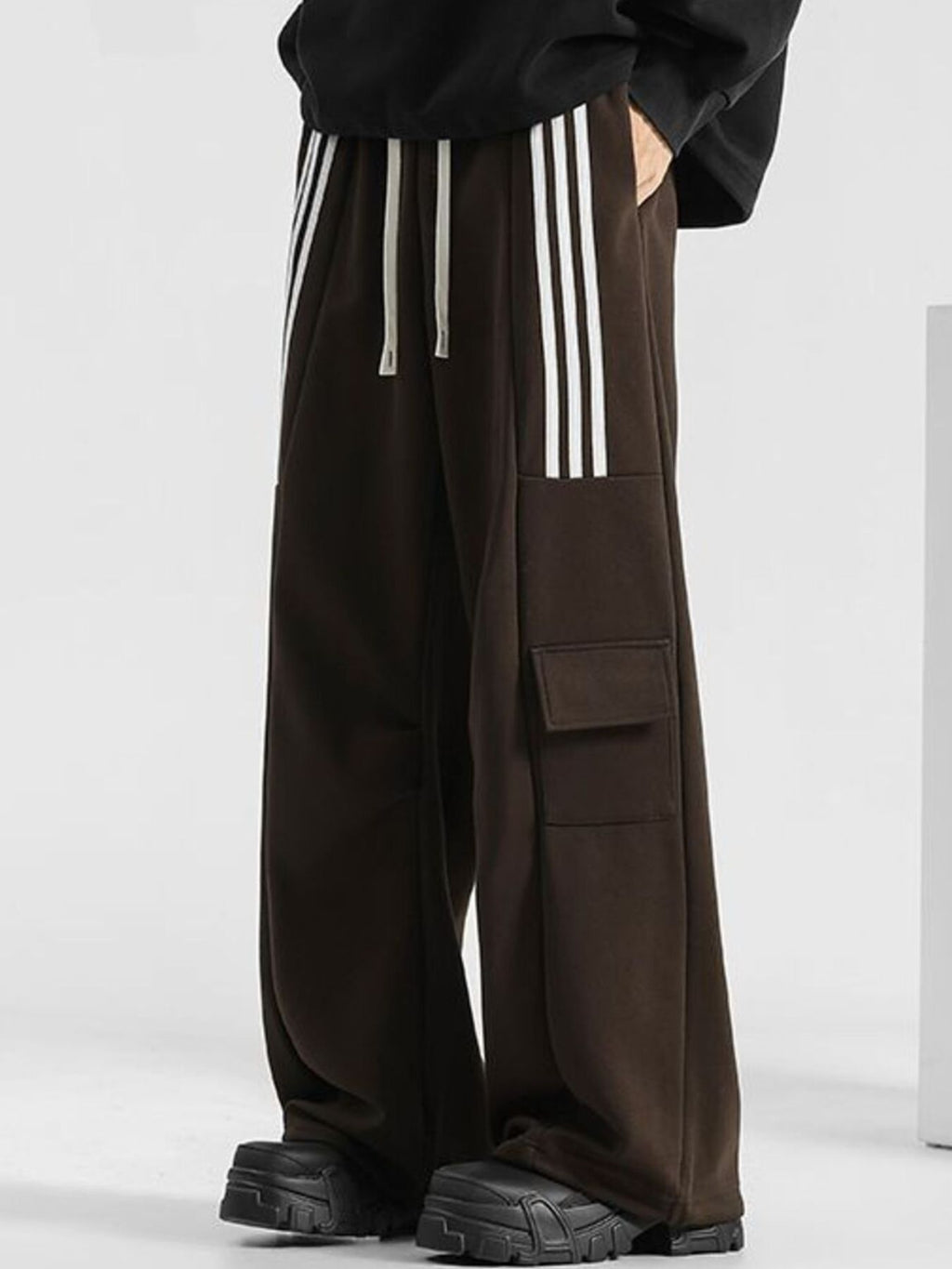 Men's Plus Size Striped Loose-Fit Casual Pants | Tampa Bay Discounts