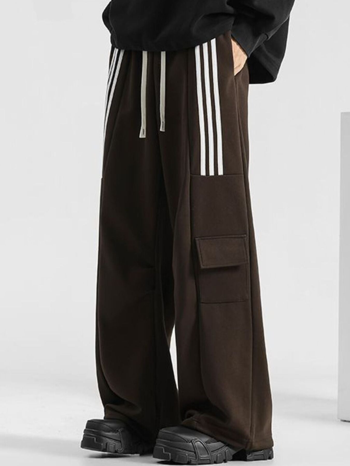 Men's Plus Size Striped Loose-Fit Casual Pants | Tampa Bay Discounts