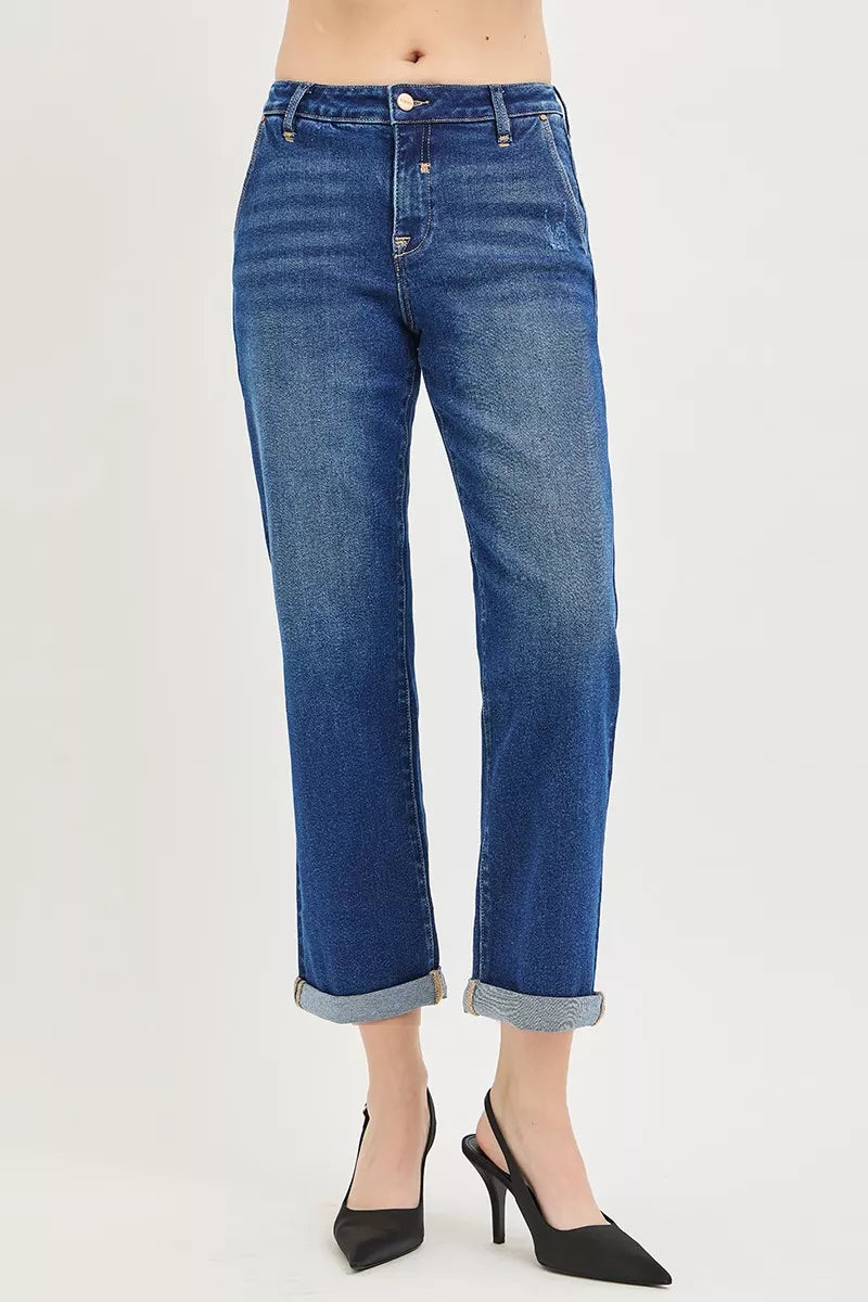 risen-slouchy-cropped-boyfriend-jeans-with-cuffed-hem-1 Image 3