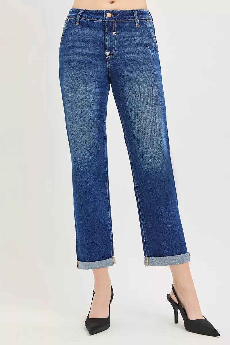 risen-slouchy-cropped-boyfriend-jeans-with-cuffed-hem-1 Image 2