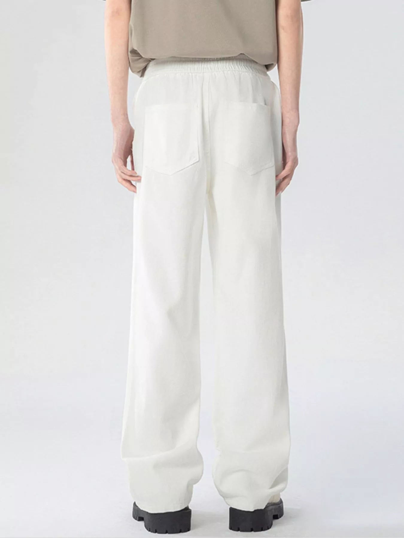 Men's Full Size Loose Fit Drawstring Linen Pants Plus Size | Tampa Bay Discounts