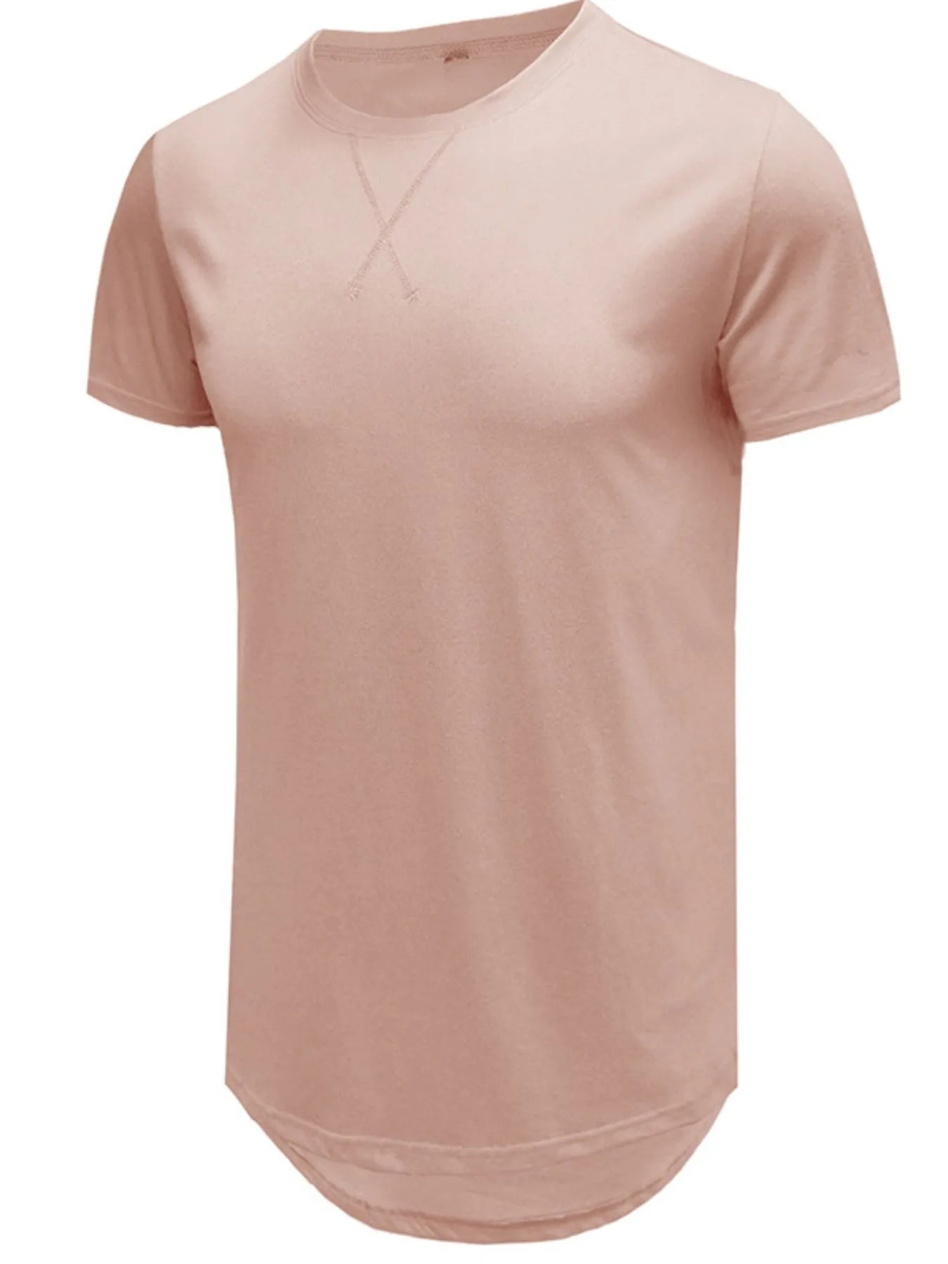Men's Basic Curved Hem T-Shirt | Tampa Bay Discounts