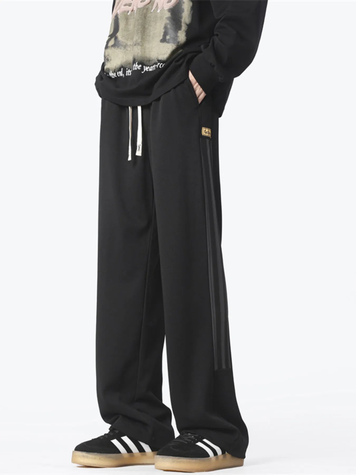 Men's Plus Size Wide Leg Drawstring Pants | Tampa Bay Discounts