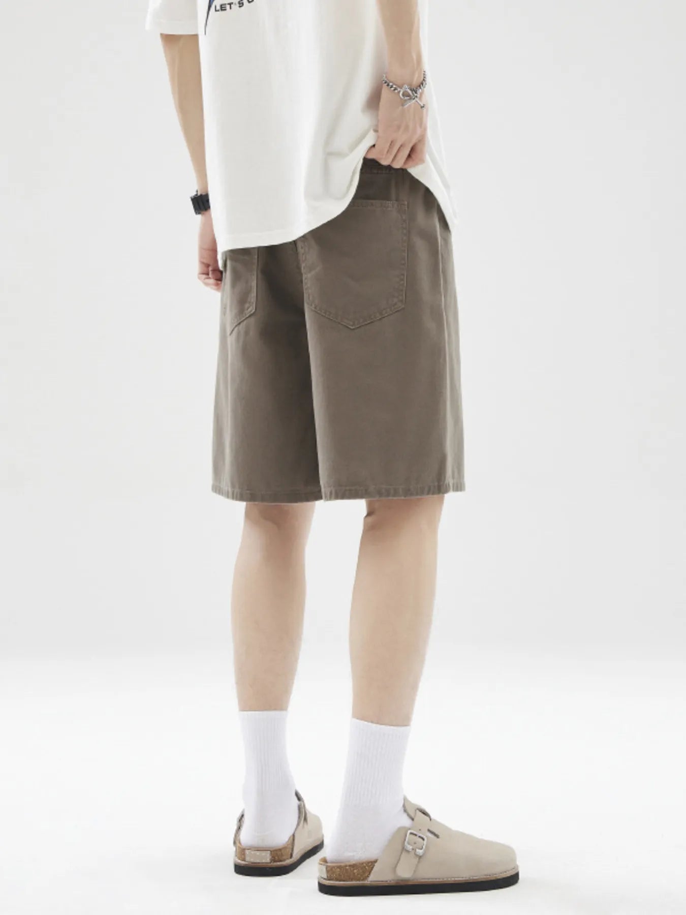 Men's Full Size Wide-Leg Shorts Plus Size | Tampa Bay Discounts