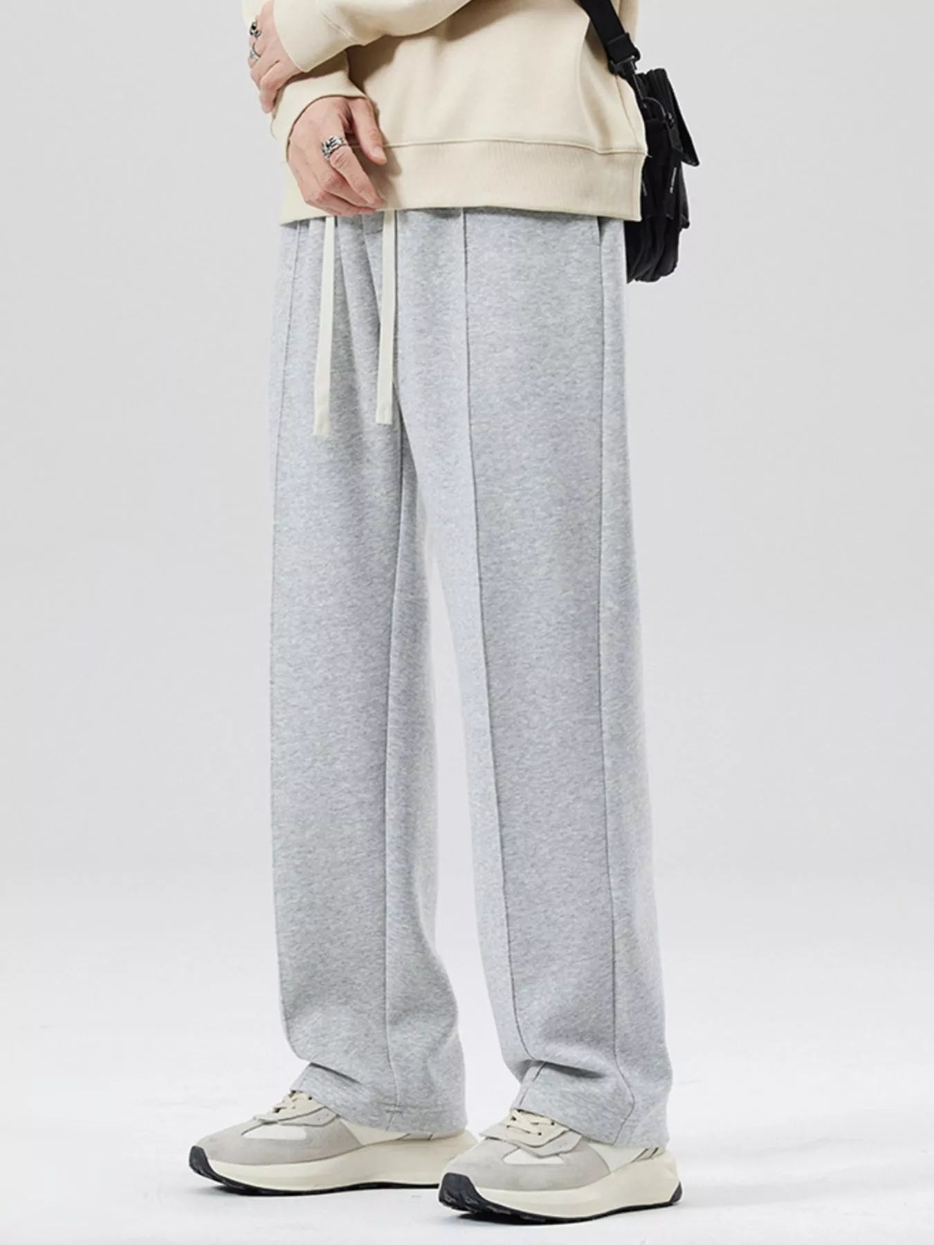 Men's Plus Size Drawstring Wide Leg Pants | Tampa Bay Discounts