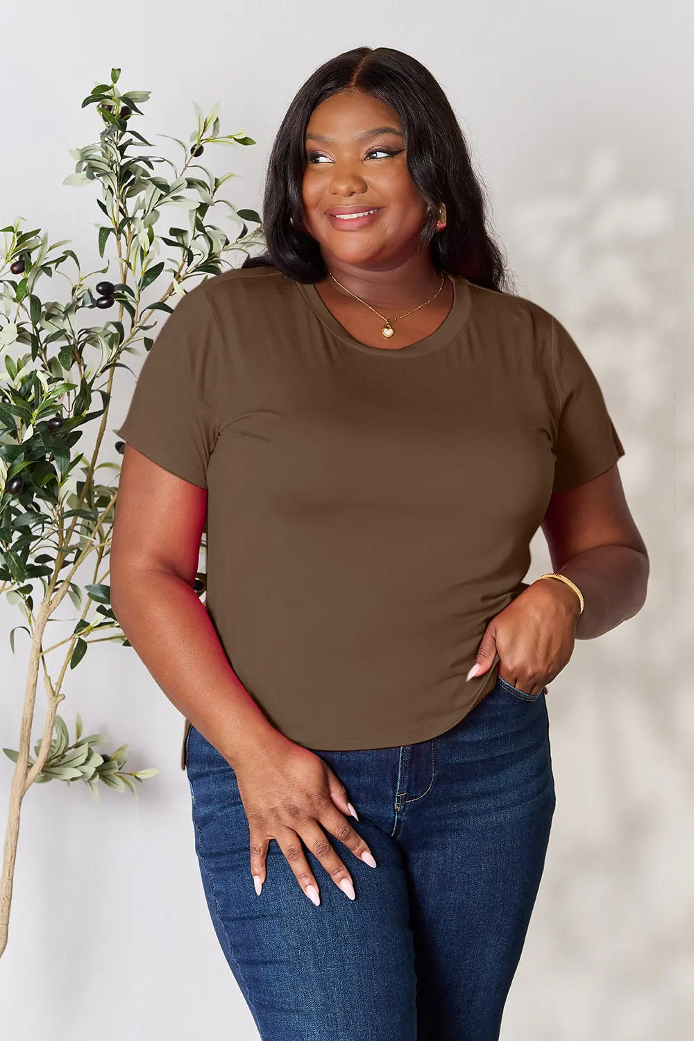 basic-bae-full-size-round-neck-short-sleeve-t-shirt-plus-size image 11