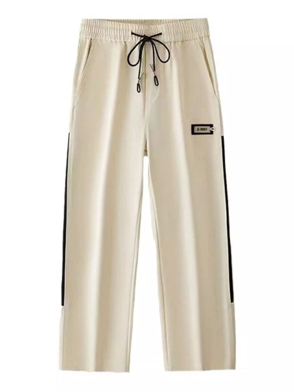 Men's Full Size Side Striped Wide Leg Casual Pants Plus Size | Tampa Bay Discounts