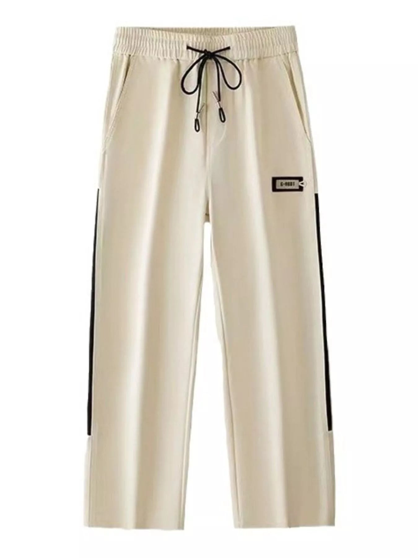 Men's Full Size Side Striped Wide Leg Casual Pants Plus Size | Tampa Bay Discounts