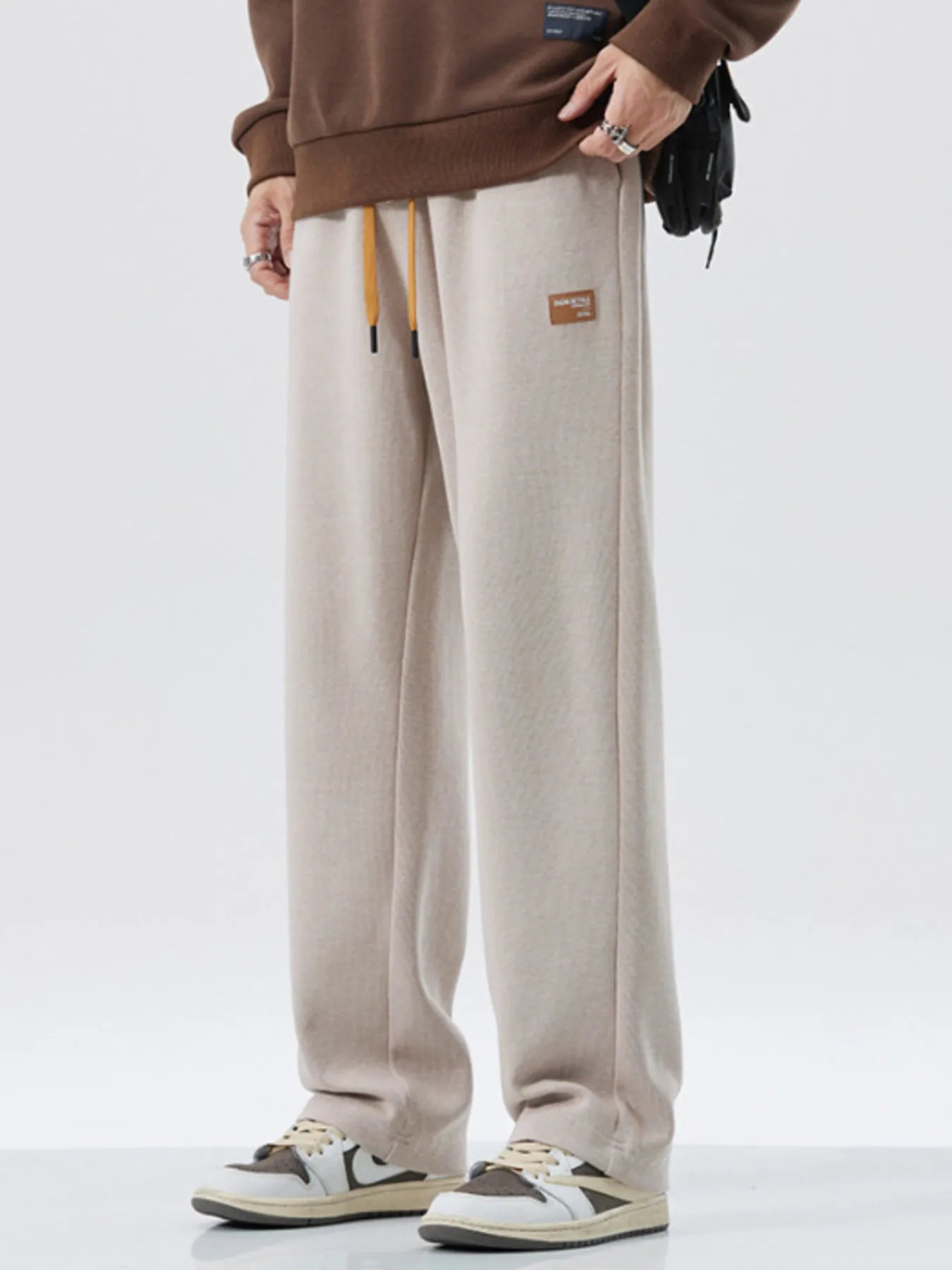Men's Full Size Drawstring Wide Leg Pants Plus Size | Tampa Bay Discounts