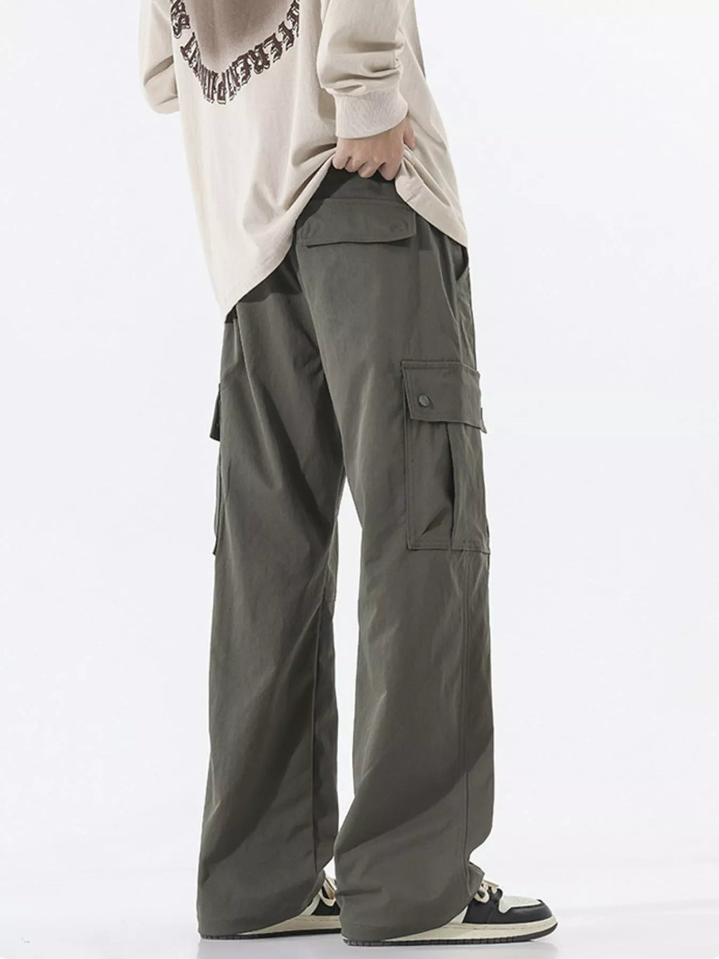 Men's Full Size Loose Fit Cargo Pants Plus Size | Tampa Bay Discounts