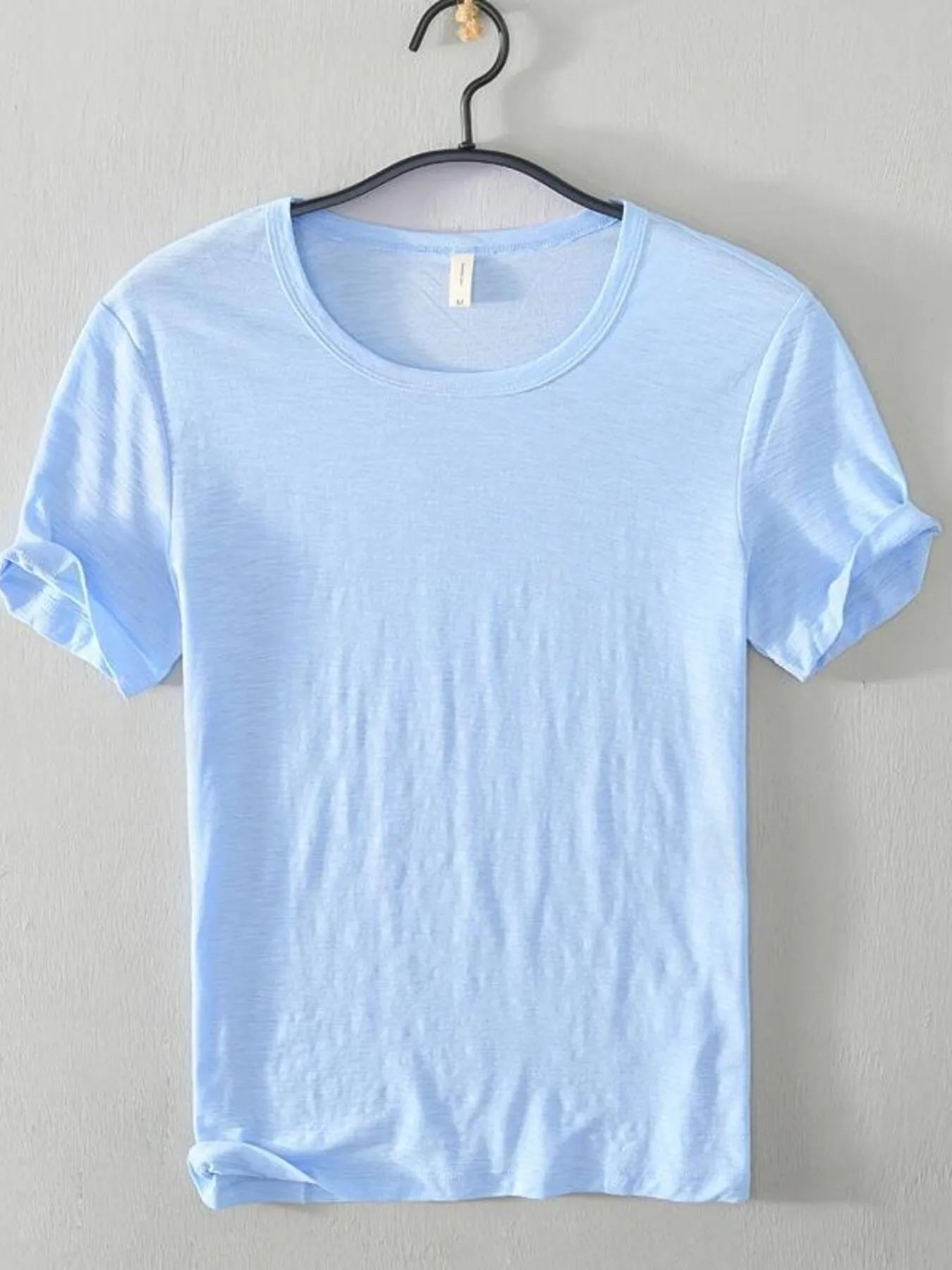 Men's Plus Size Basic Style Round Neck Short Sleeve T-Shirt | Tampa Bay Discounts