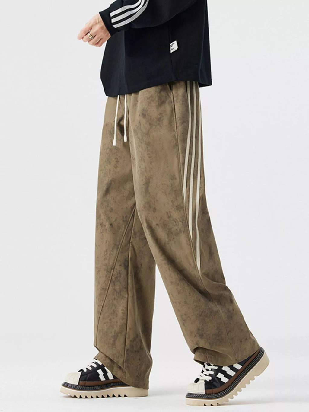 Men's Full Size Tie-Dye Wide-Leg Casual Pants Plus Size | Tampa Bay Discounts