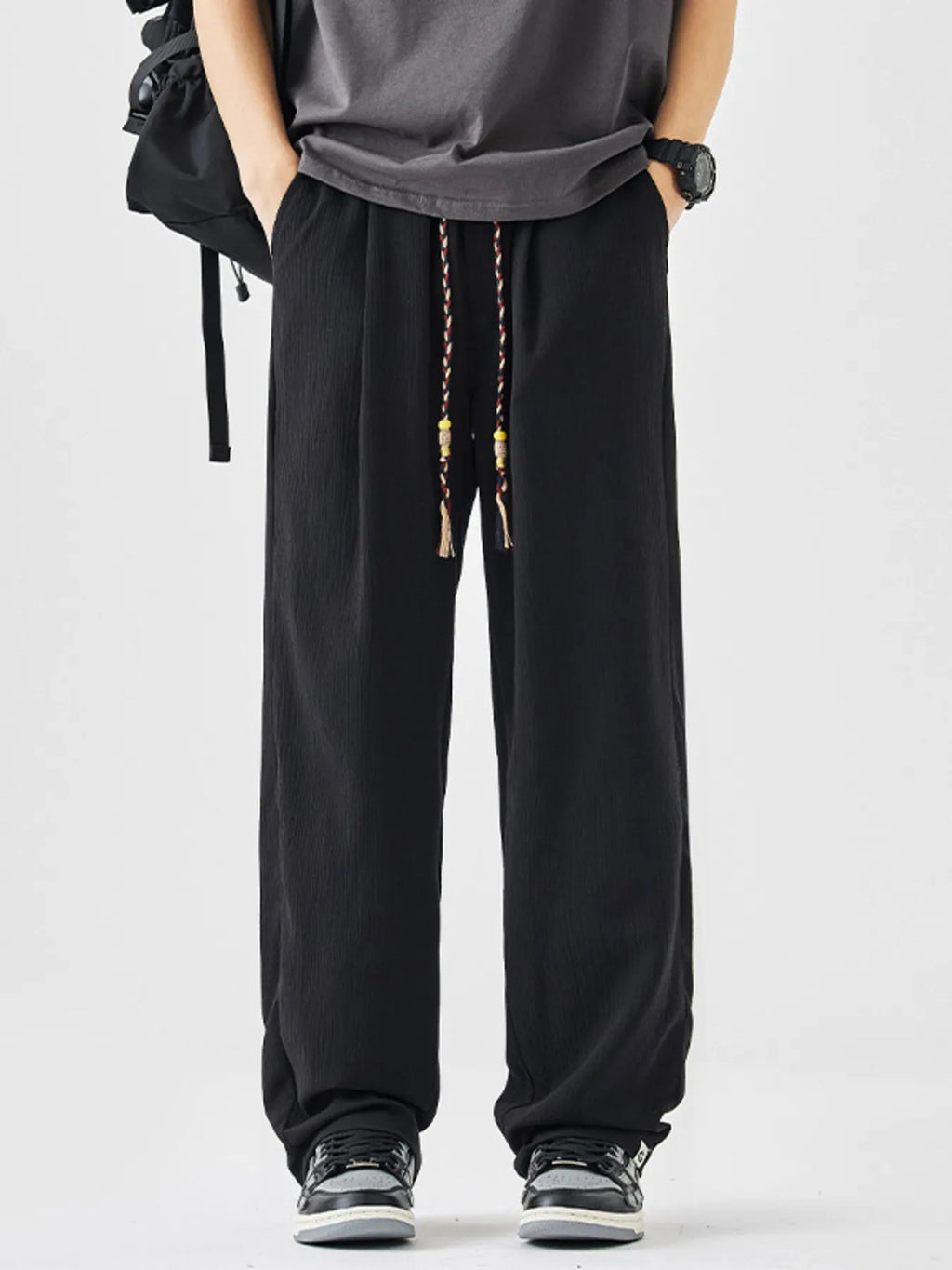 Men's Plus Size Loose Fit Drawstring Pants | Tampa Bay Discounts