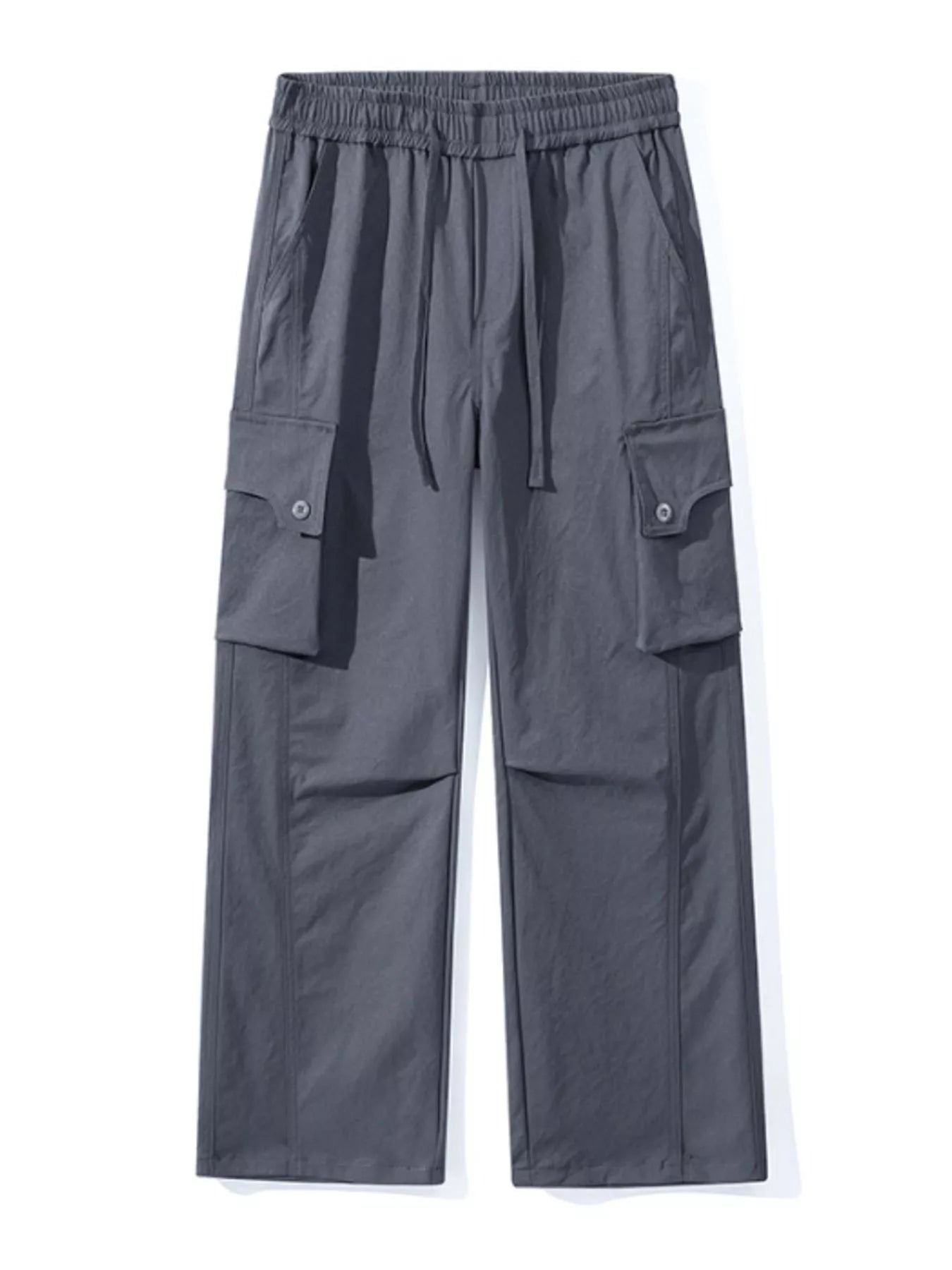 Men's Full Size Loose Fit Multi-Pocket Cargo Pants Plus Size | Tampa Bay Discounts