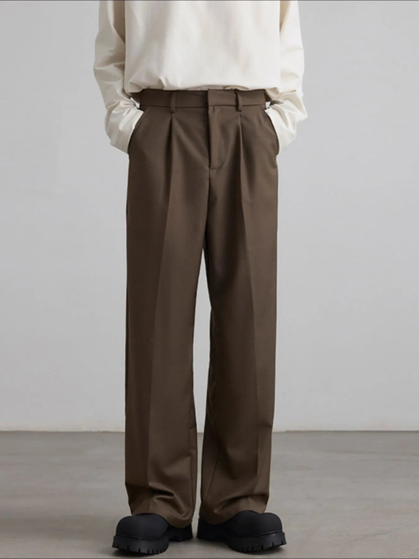 Men's Wide Leg Pleated Flowy Drape Pants | Tampa Bay Discounts
