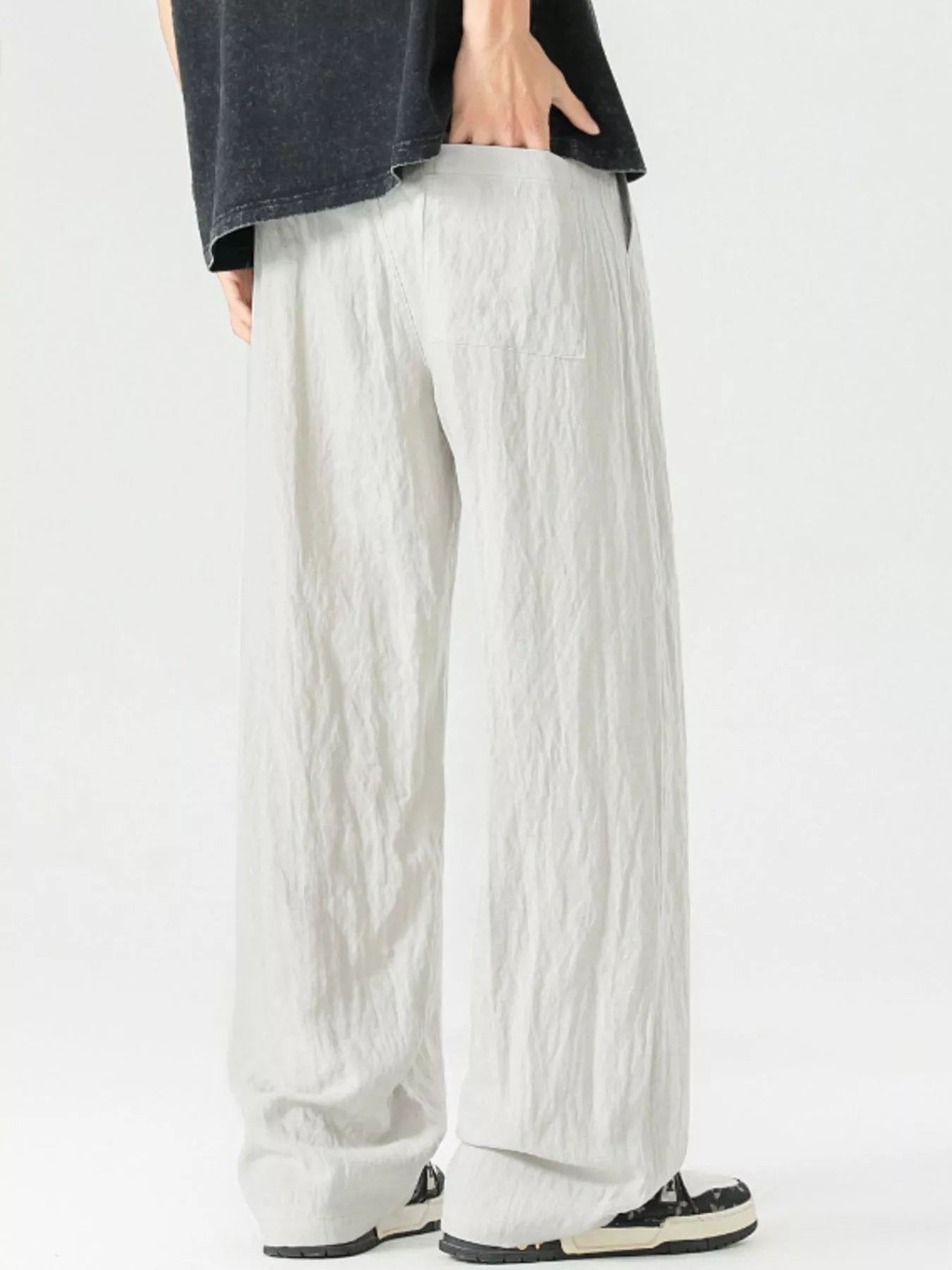 Men's Full Size Lightweight Wide Leg Pants Plus Size | Tampa Bay Discounts