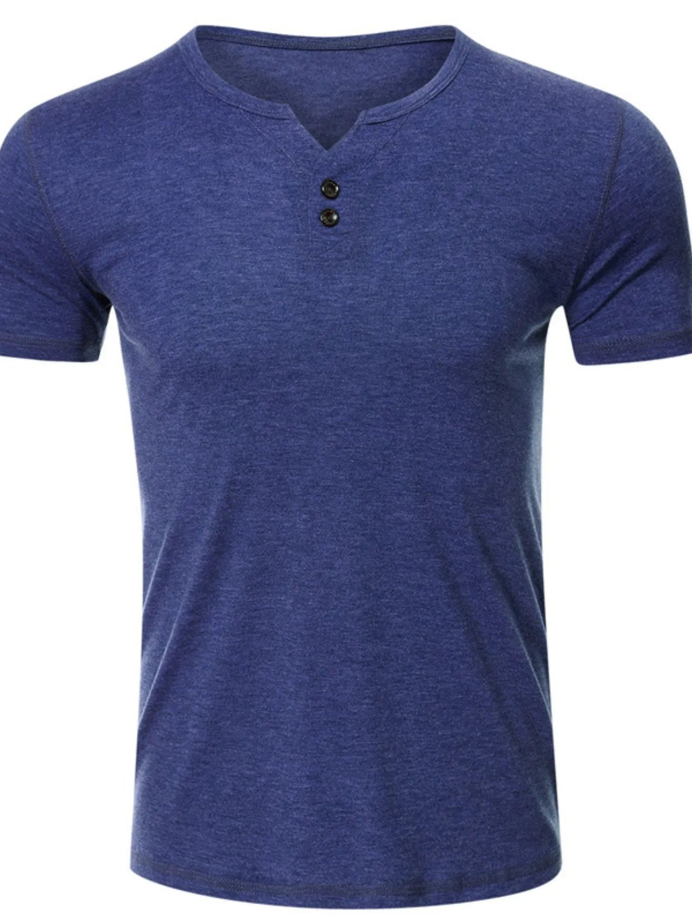 Men's Henley Short Sleeve Polo Top | Tampa Bay Discounts