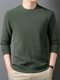 Men's Plus Size Textured Pattern Slim Fit Sweater | Tampa Bay Discounts