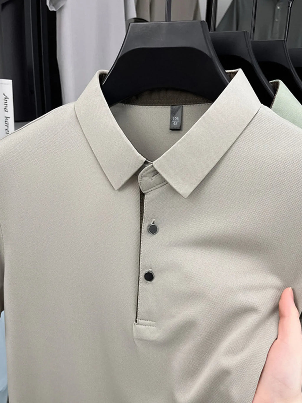 Men's Plus Size Button Detail Short Sleeve Polo | Tampa Bay Discounts