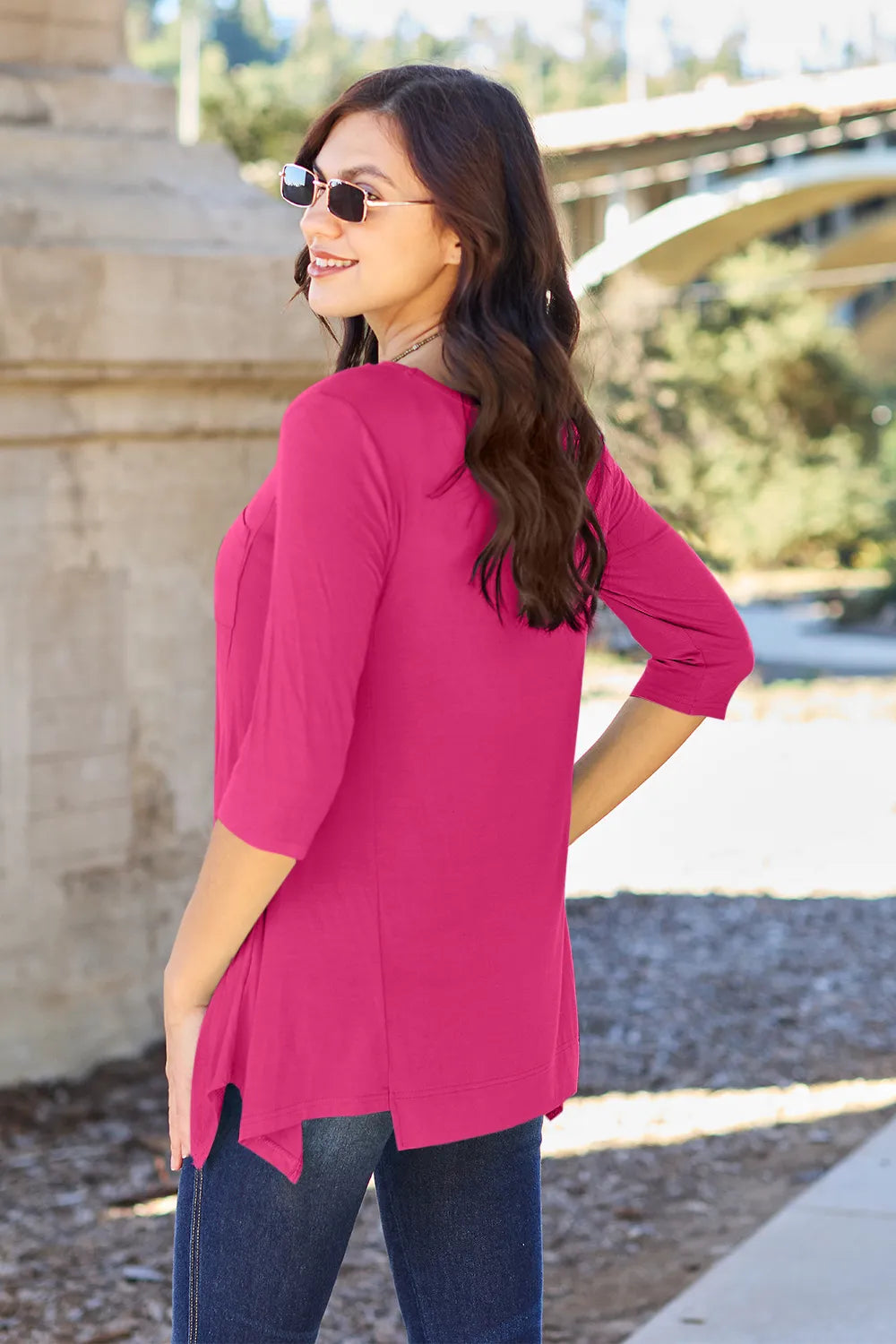 basic-bae-full-size-round-neck-pocketed-t-shirt image 6