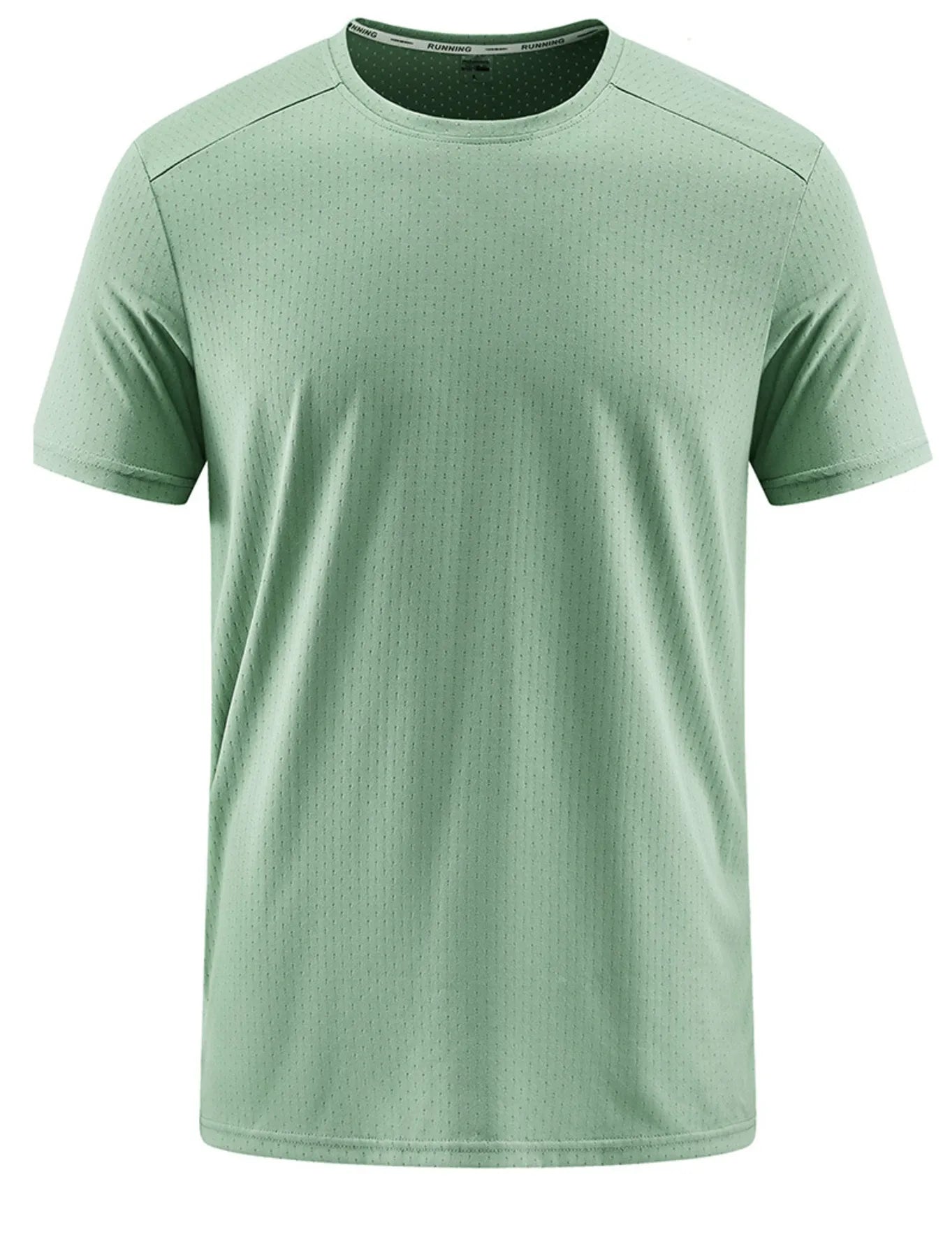 Men's Plus Size Round Neck Short Sleeve Active T-Shirt | Tampa Bay Discounts