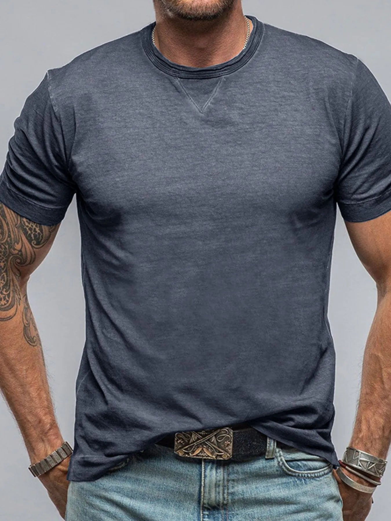 Men's Classic Short Sleeve Crew Neck T-Shirt | Tampa Bay Discounts