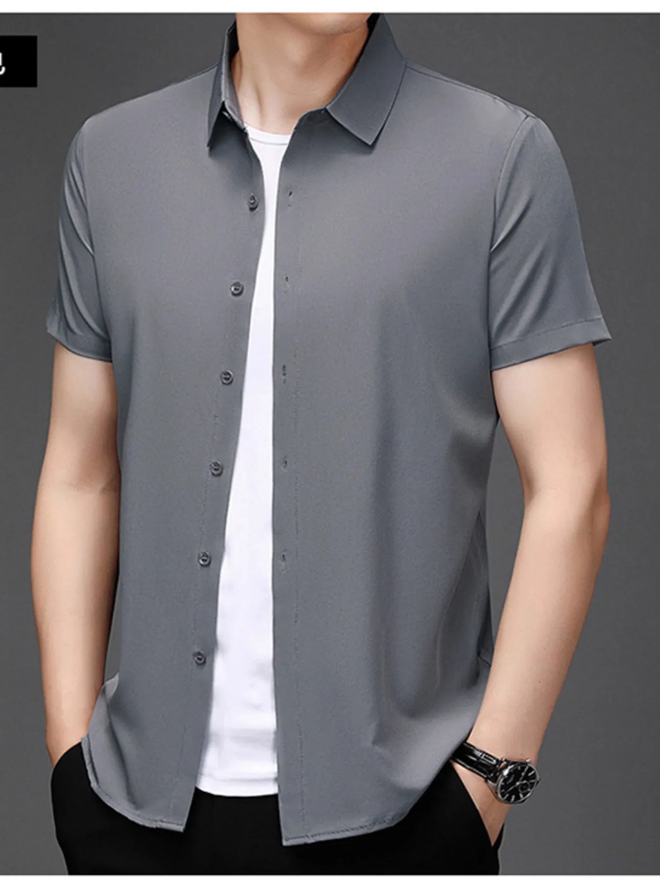 Men's Plus Size Button Up Short Sleeve Shirt | Tampa Bay Discounts