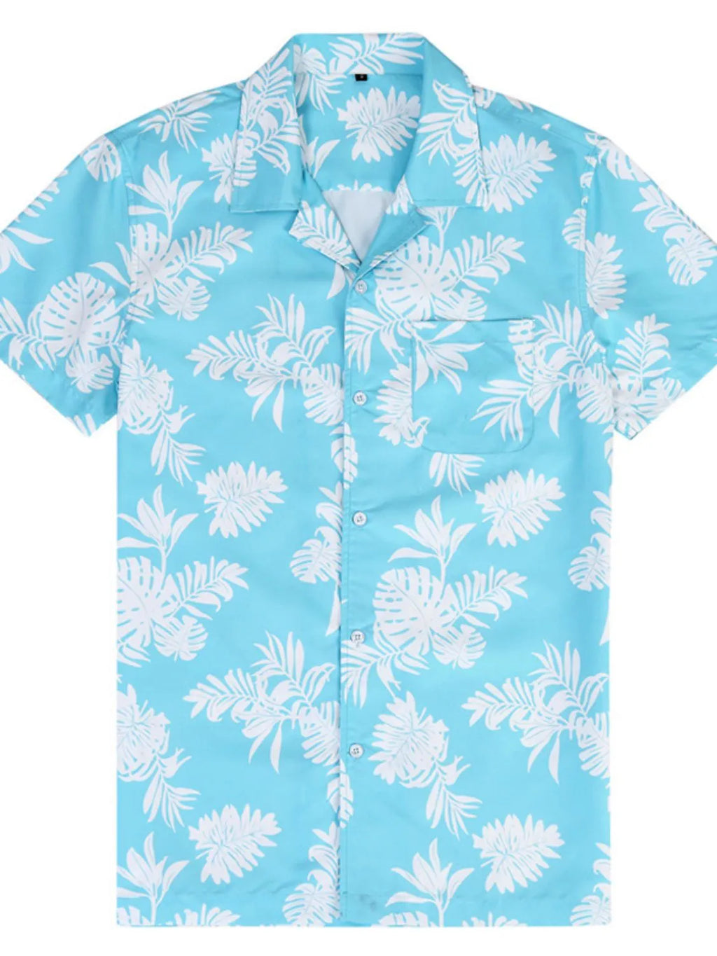 Men's Hawaiian Print Short Sleeve Button Down Shirt | Tampa Bay Discounts