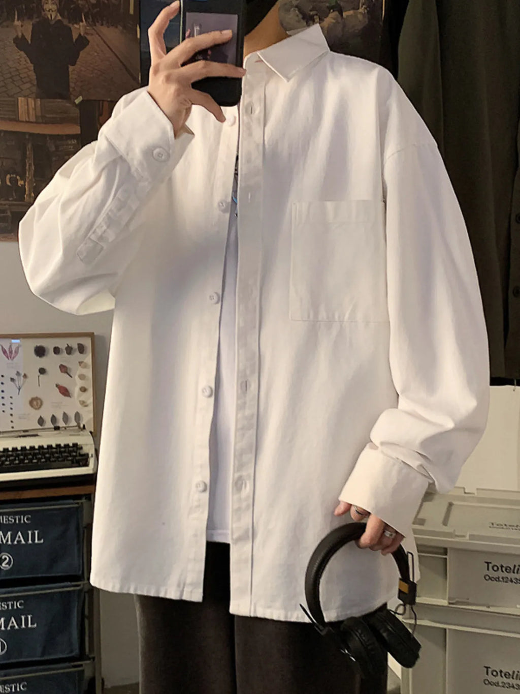 Men's Full Size Button Up Long Sleeve Shirt Plus Size | Tampa Bay Discounts