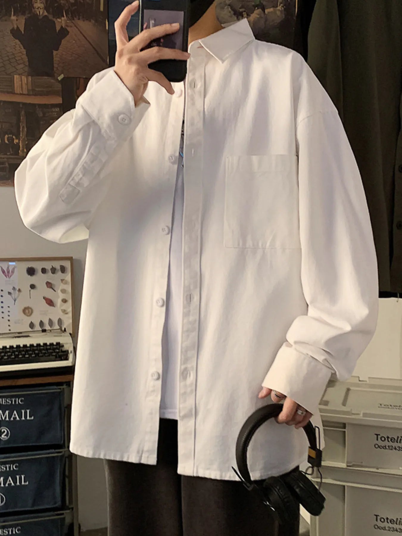 Men's Full Size Button Up Long Sleeve Shirt Plus Size | Tampa Bay Discounts