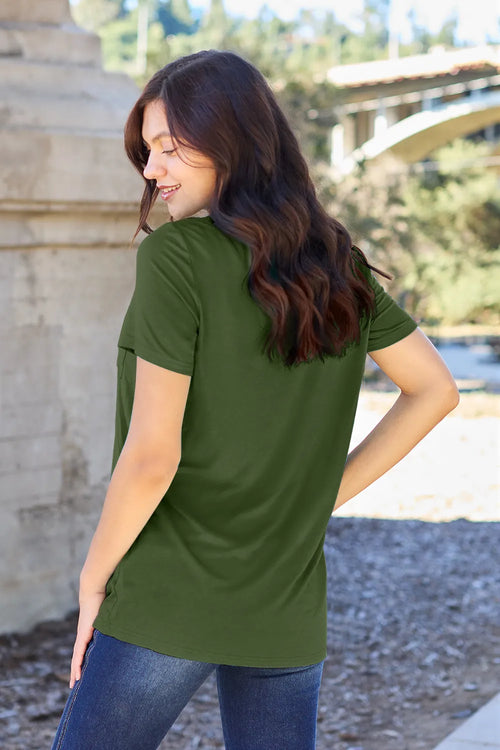 basic-bae-full-size-v-neck-short-sleeve-t-shirt image 2