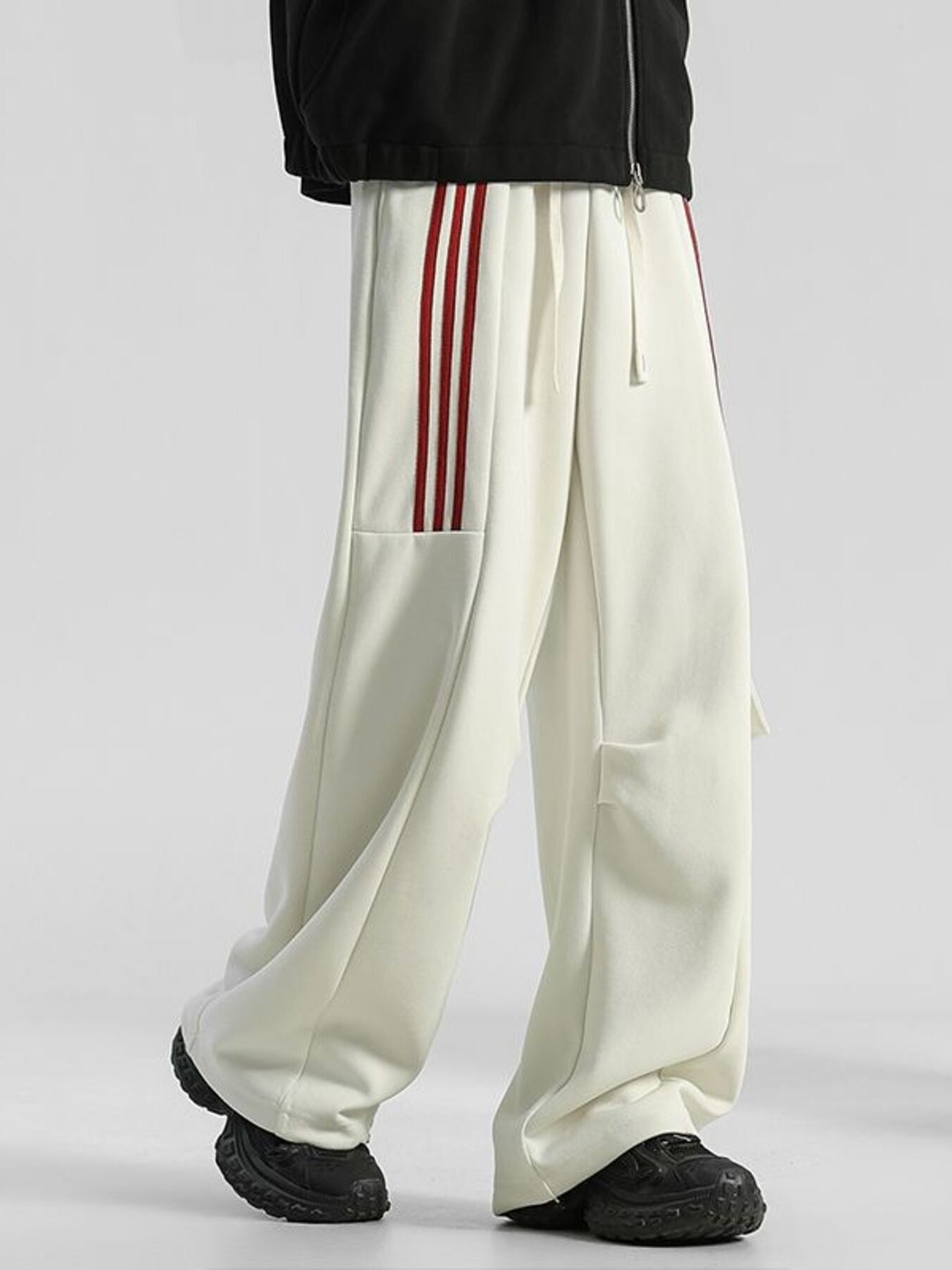 Men's Plus Size Striped Loose-Fit Casual Pants | Tampa Bay Discounts