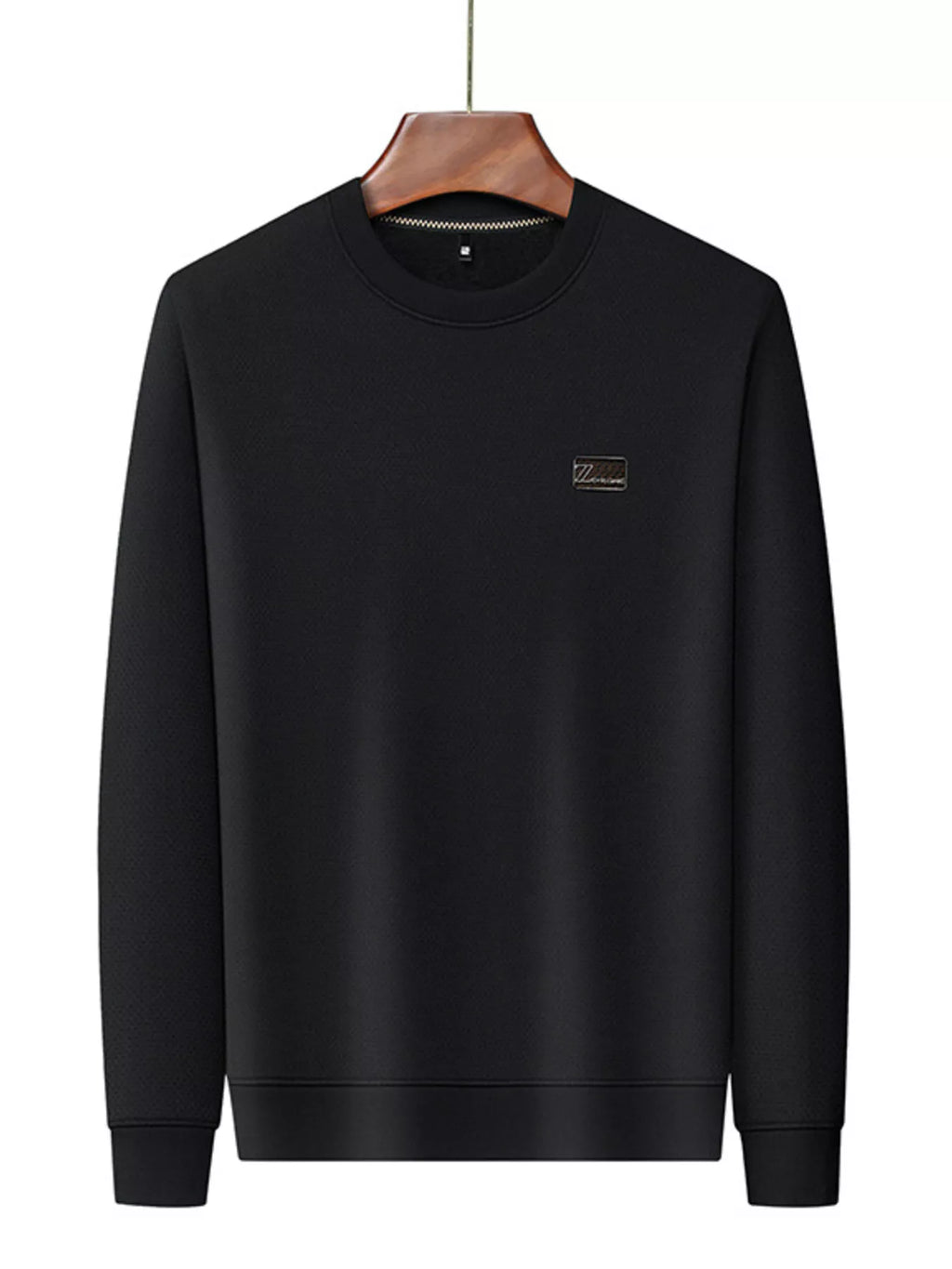 Men's Plus Size Textured Long Sleeve Casual T-Shirt | Tampa Bay Discounts