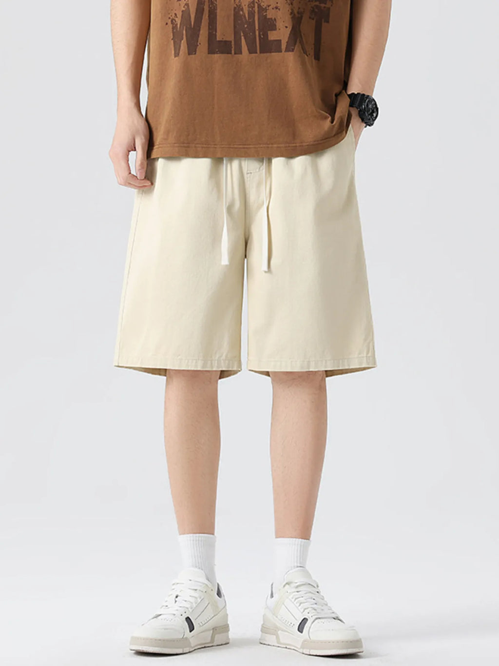 Men's Full Size Wide-Leg Shorts Plus Size | Tampa Bay Discounts