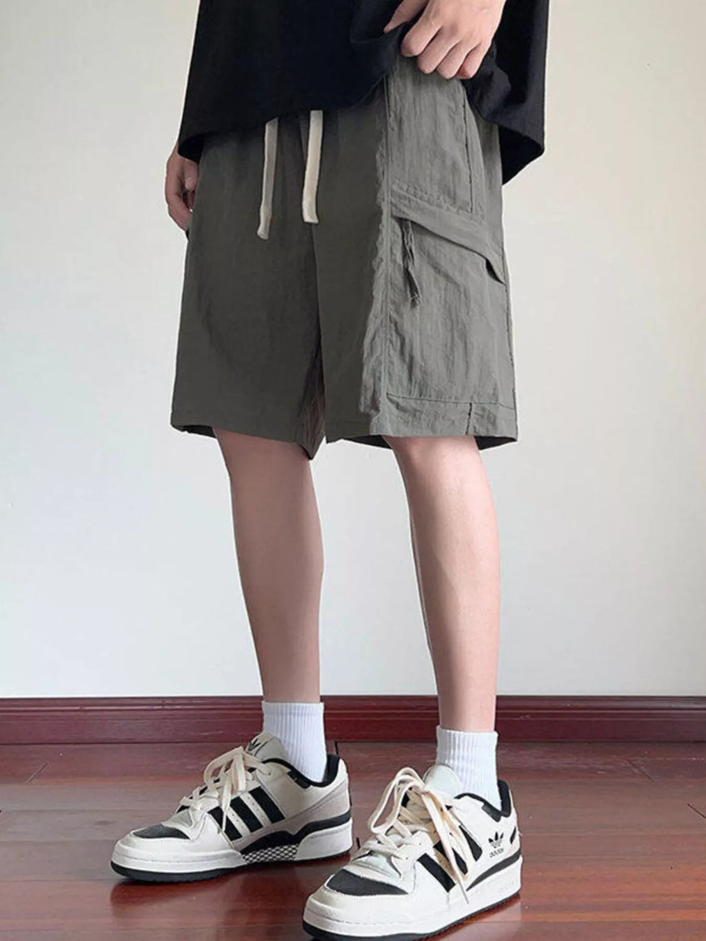 Men's Plus Size Cargo Shorts with Drawstring | Tampa Bay Discounts