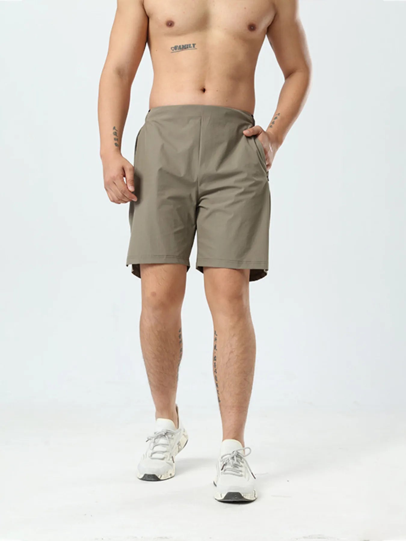 Men's Plus Size Pocketed Active Shorts | Tampa Bay Discounts