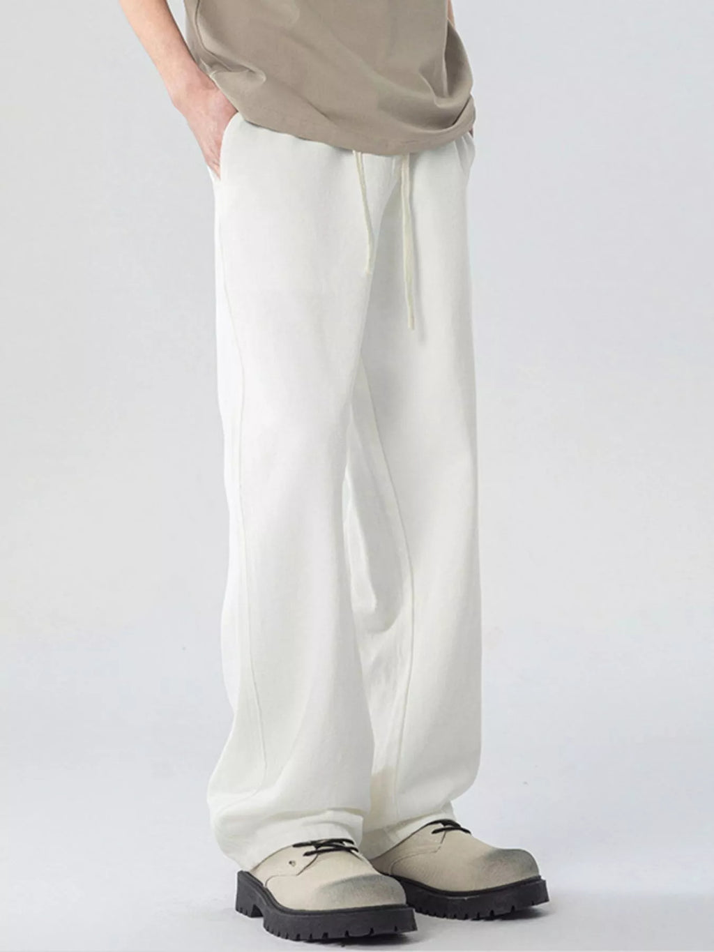 Men's Full Size Loose Fit Drawstring Linen Pants Plus Size | Tampa Bay Discounts