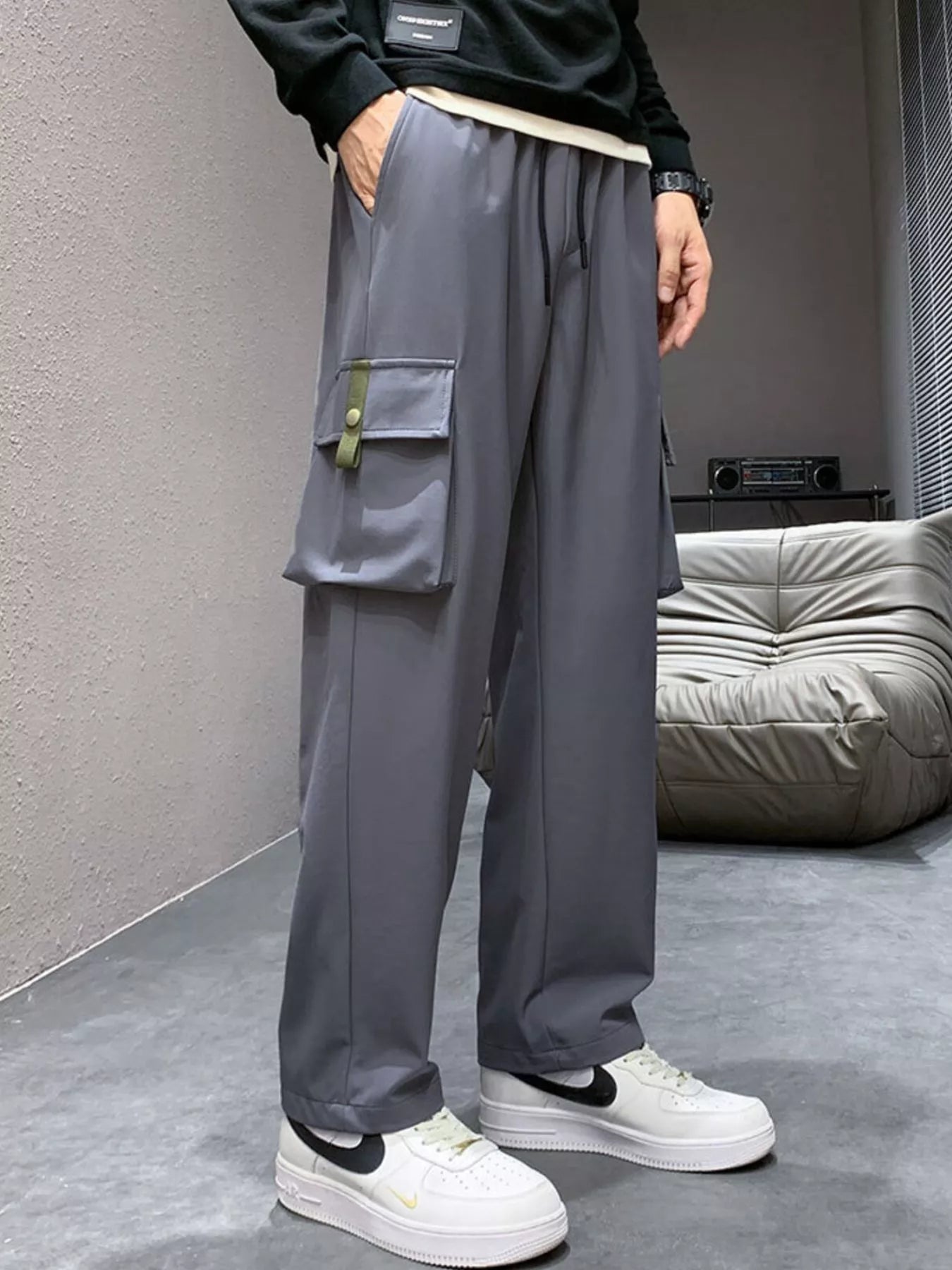 Men's Plus Size Wide Leg Cargo Pants | Tampa Bay Discounts