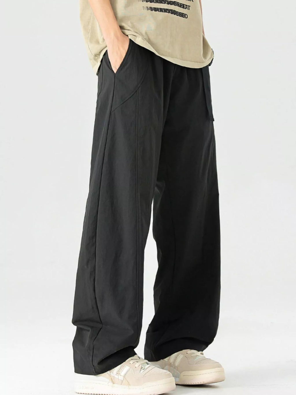 Men's Plus Size Lightweight Wide Leg Pants | Tampa Bay Discounts