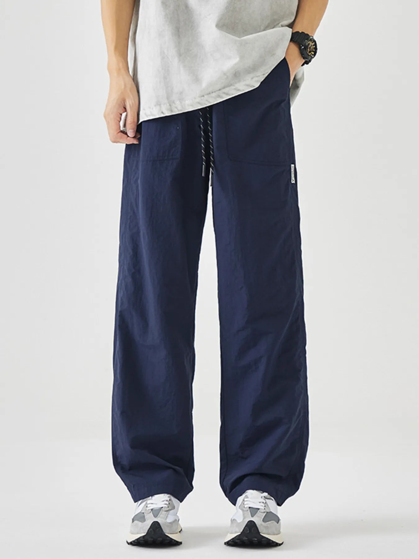 Men's Plus Size Drawstring Wide Leg Pants | Tampa Bay Discounts