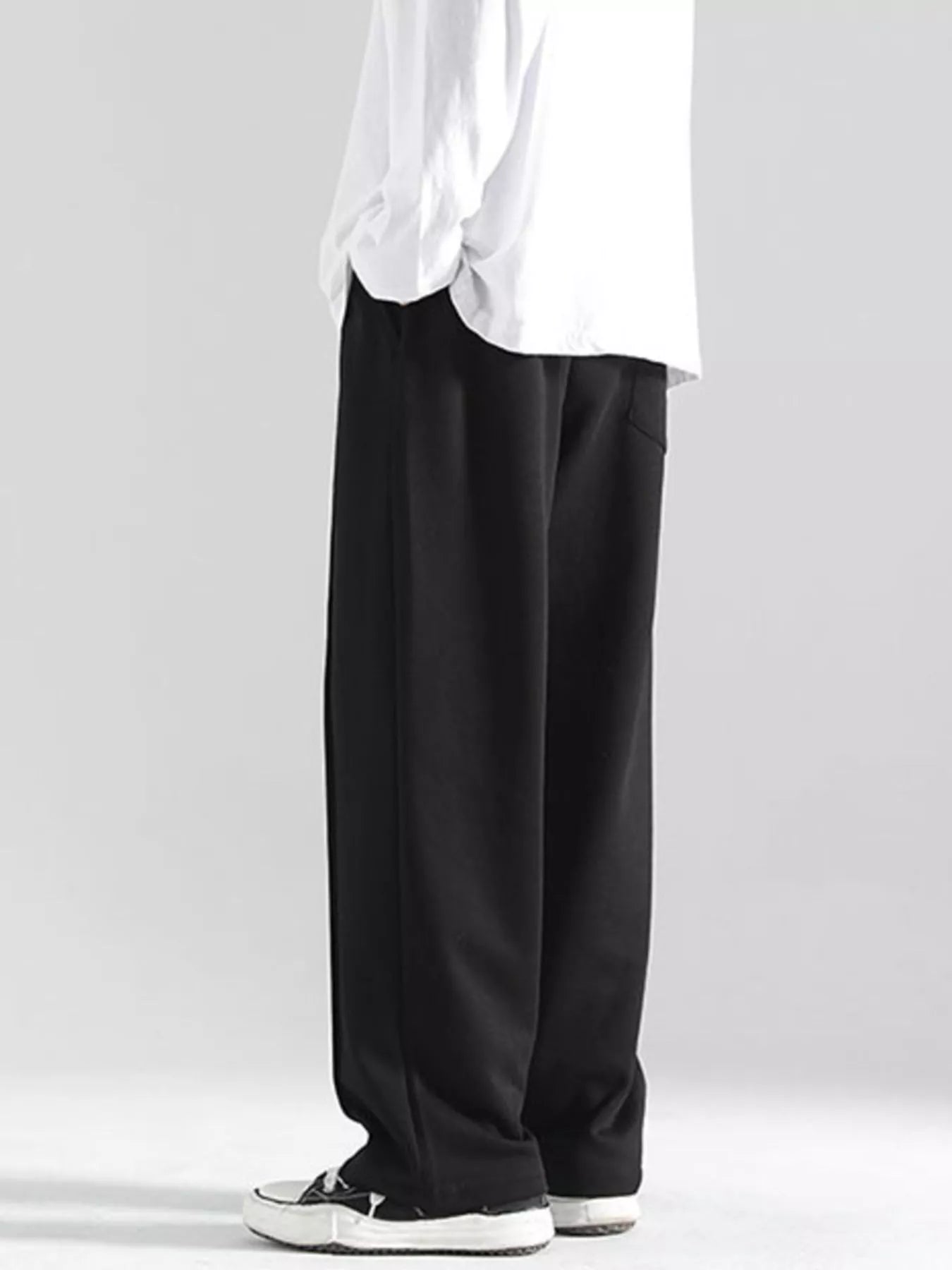 Men's Plus Size Casual Wide Leg Drawstring Pants | Tampa Bay Discounts