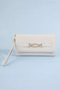 fame-vegan-leather-chain-buckle-wristlet-wallet 1