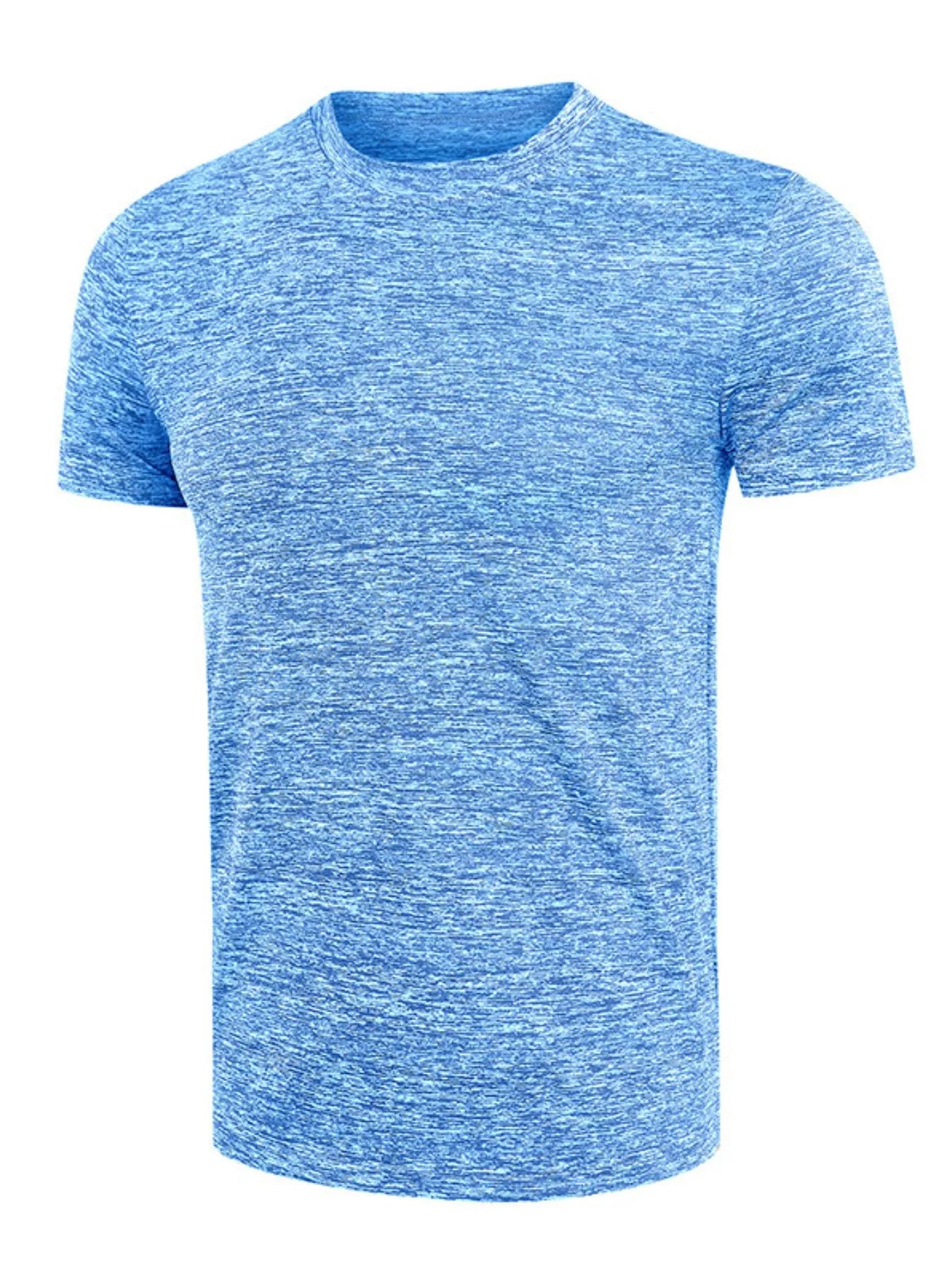 Men's Heathered Casual Round Neck T-Shirt | Tampa Bay Discounts