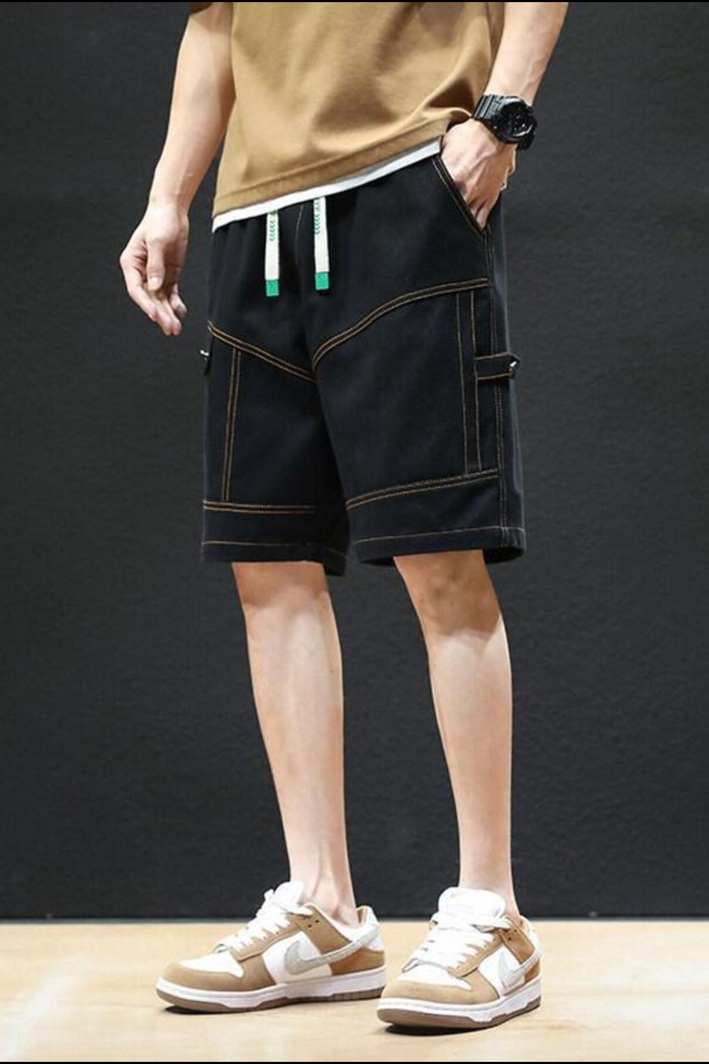 Men's Plus Size Casual Drawstring Shorts | Tampa Bay Discounts